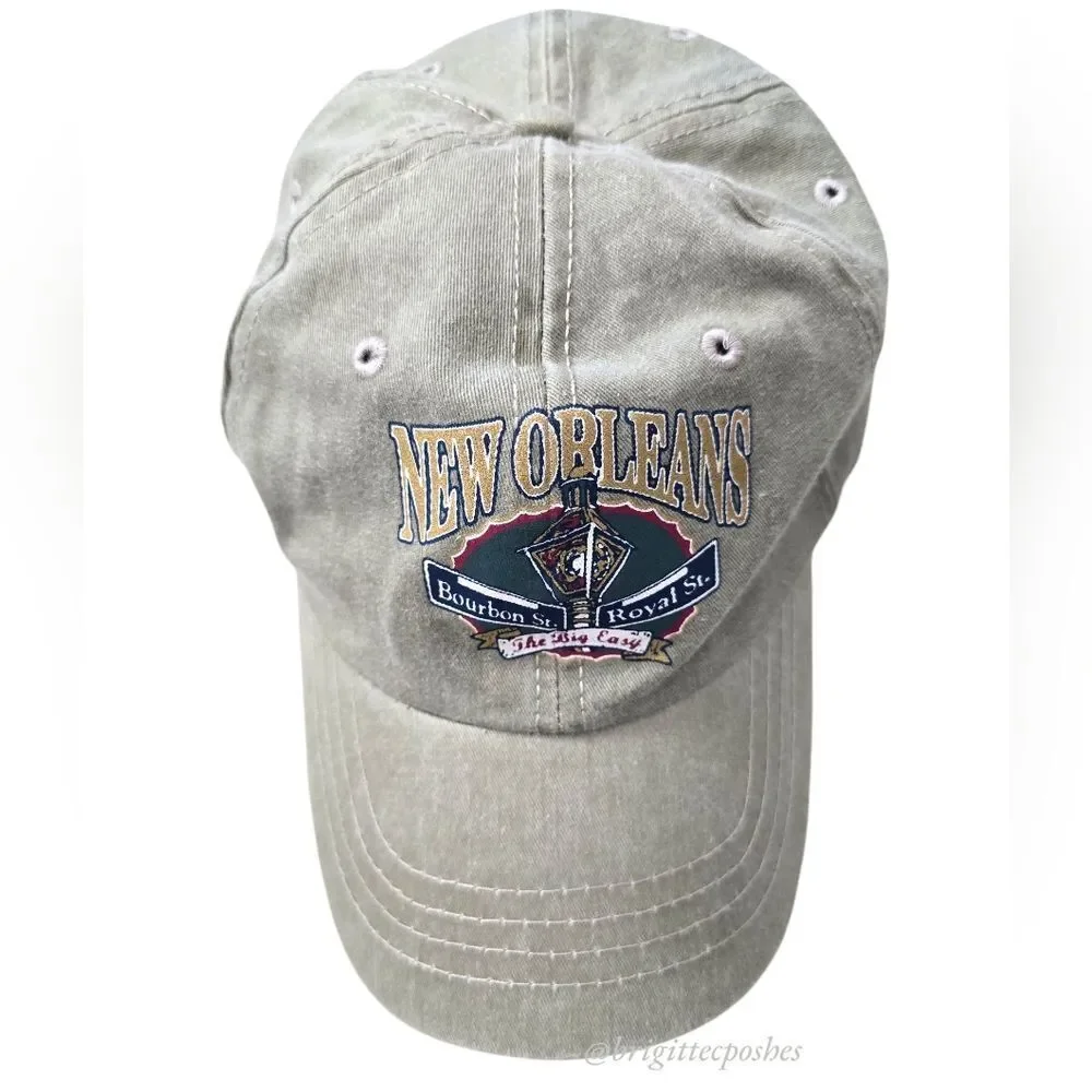 NEW ORLEANS Bourbon St. Royal St. Adult Unisex Ball Cap